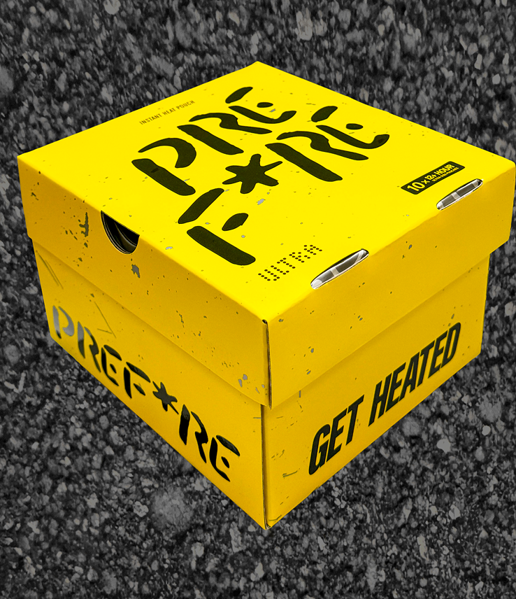 PREFIRE ULTRA hand warmers box packaging