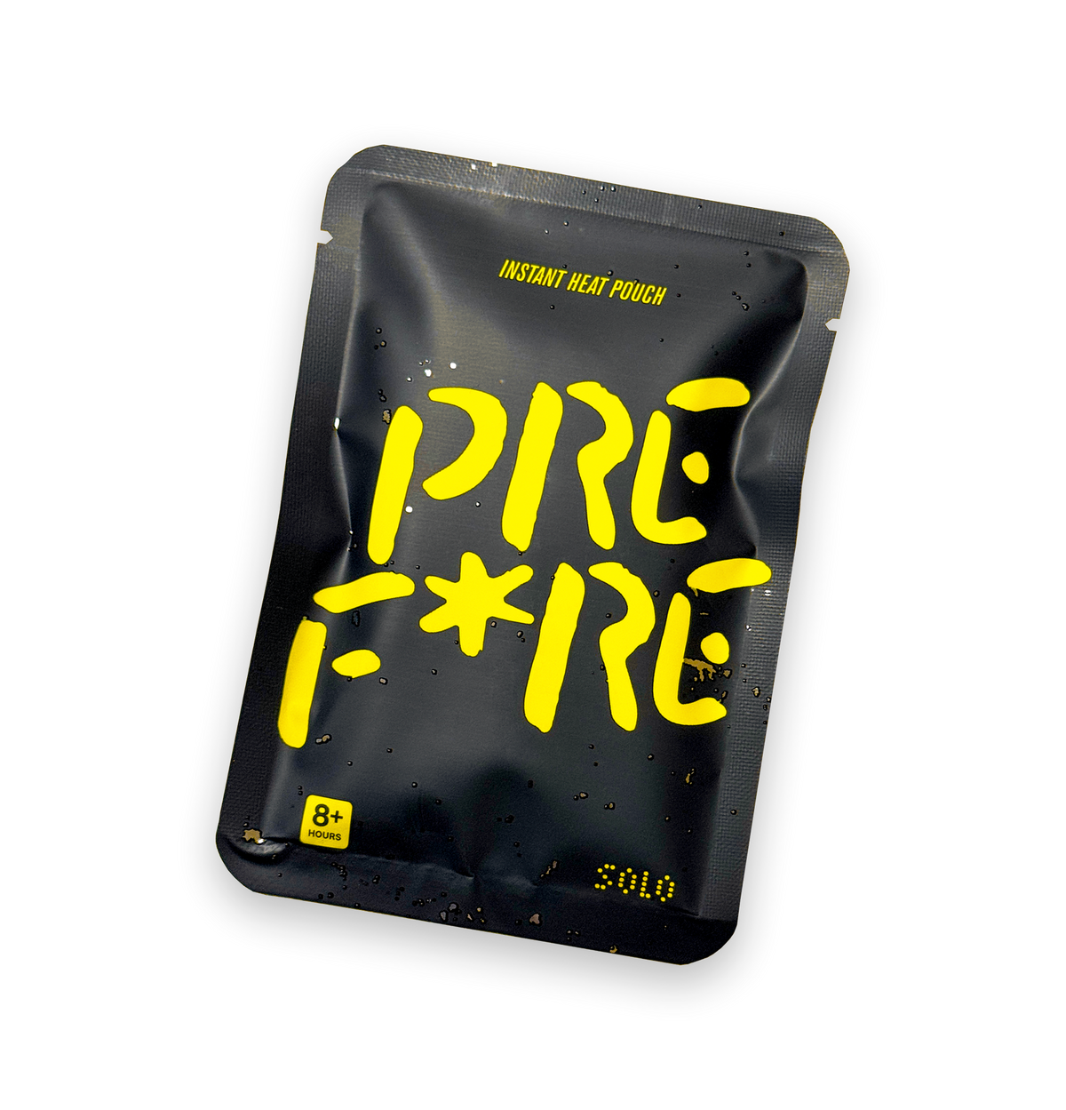 PREF*RE SOLO instant heat pouch, Black & Yellow