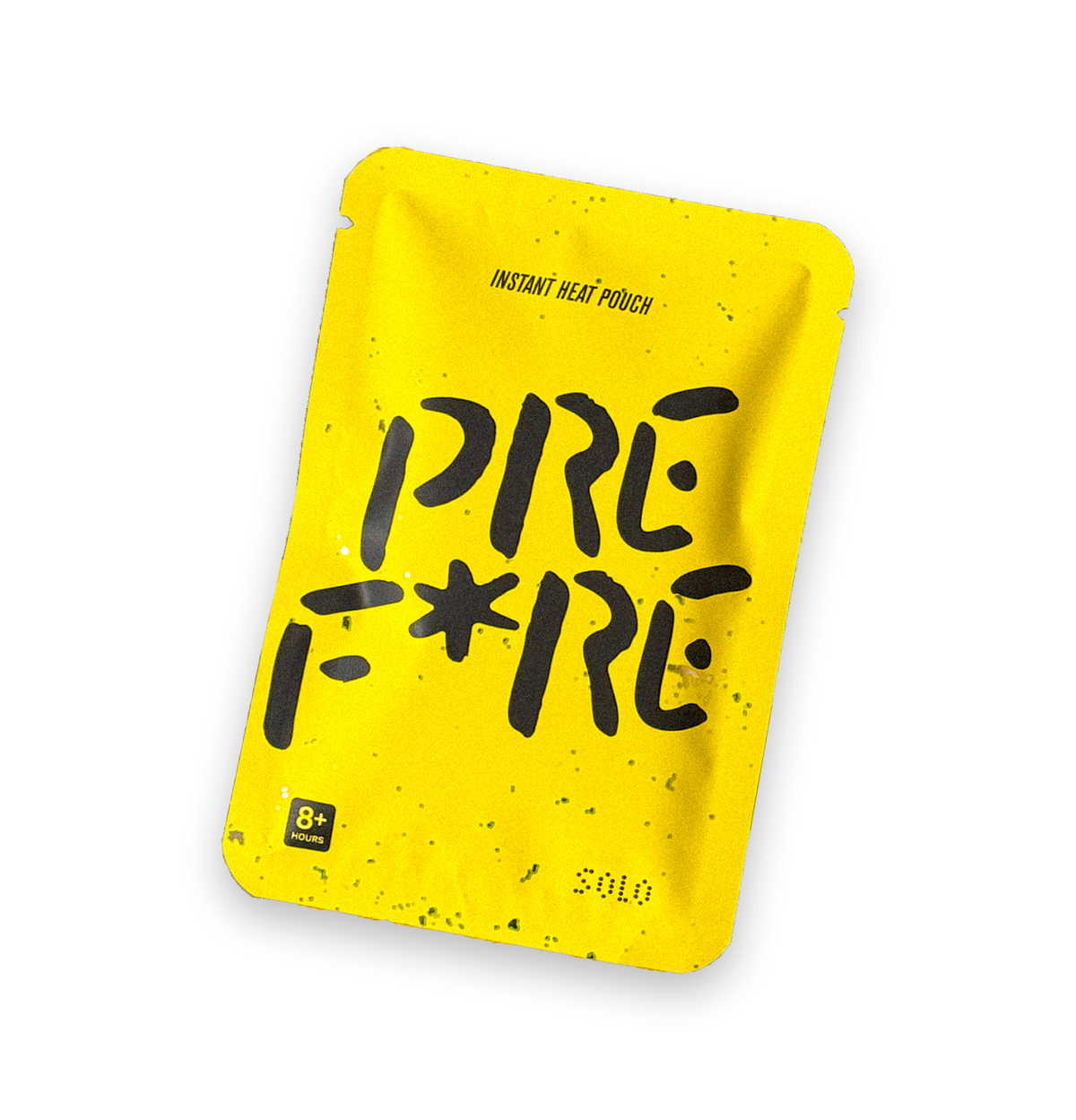 PREF*RE SOLO instant heat pouch, Yellow & Black