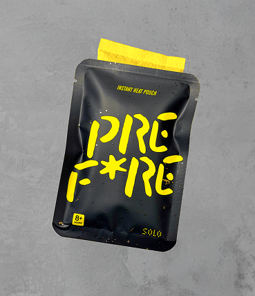 PREFIRE Black & Yellow instant hand warmers 