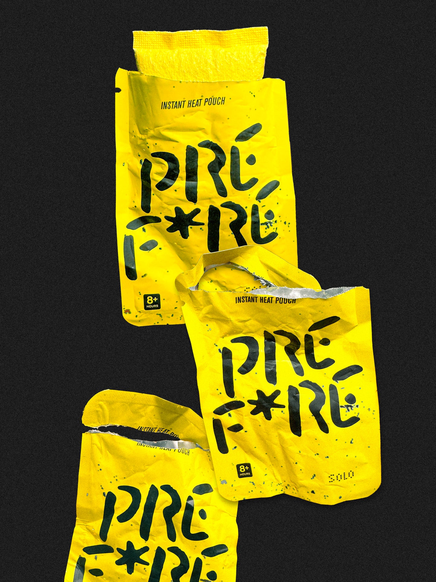 Black & Yellow 8+ Hour Hand Warmers (20 Pack)